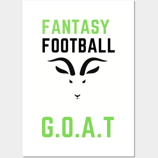 FANTASY FOOTBALL GOAT Posters and Art